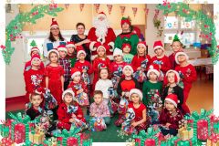 Gradient Red Elegant Gold foil Christmas Greeting Card (3503 x 2331 px) - 4